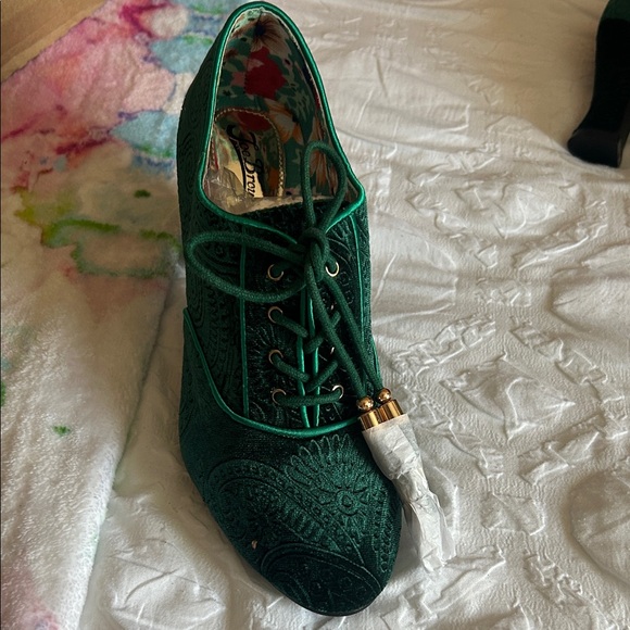 Joe Browns Dark Green Lace-Up Boots - Picture 4 of 4